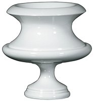 вазон пластиковый 30 см planter белый в Саратове