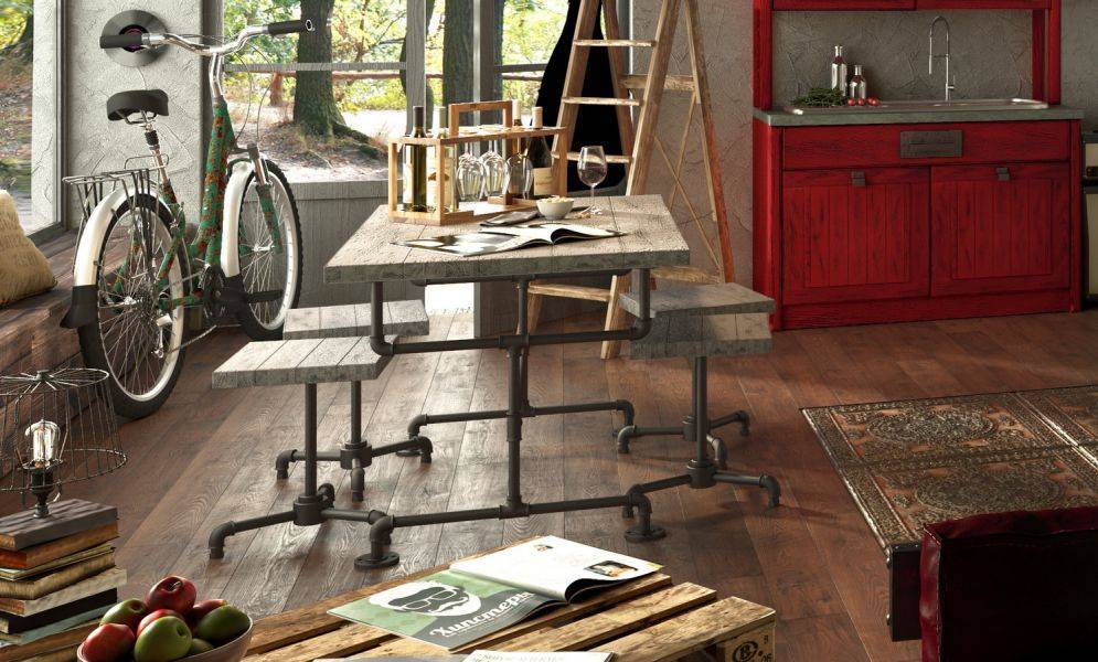 столовая группа home collection в стиле loft в Саратове