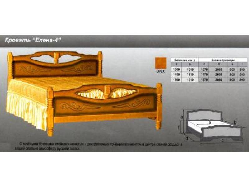 кровать елена 4 в Саратове