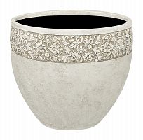 пуатье, ваза 34*34*30 айвори с декоративным элементом в Саратове