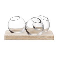 трио ваз на подставке axis 8 см прозрачные в Саратове