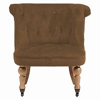 кресло amelie french country chair коричневое в Саратове