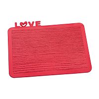 разделочная доска happy board love, красная в Саратове