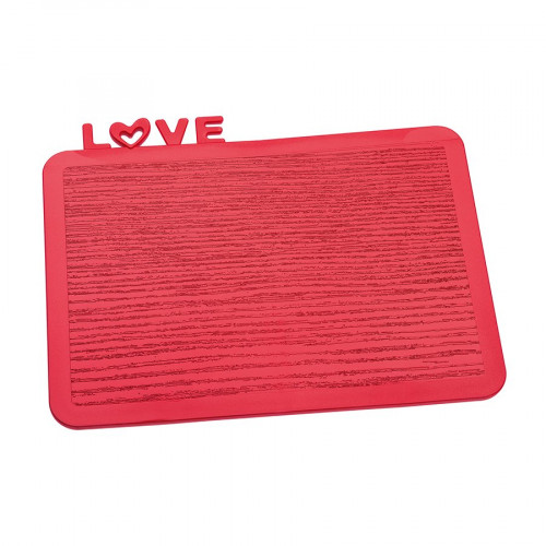 разделочная доска happy board love, красная в Саратове