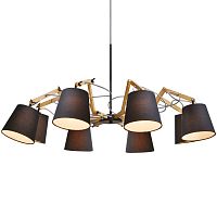 подвесная люстра arte lamp pinoccio a5700lm-8bk в Саратове