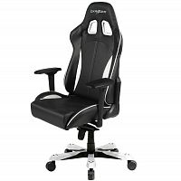 кресло геймерское dxracer king ks57 черно-белое в Саратове