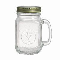 кружка с крышкой bormioli rocco drinking jar в Саратове