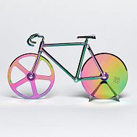 нож для пиццы из нержавеющей стали the fixie, радужный в Саратове