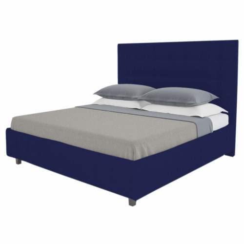 кровать подростковая 140х200 синяя royal black в Саратове