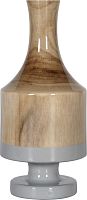 ваза настольная rustic chic wood grey в Саратове