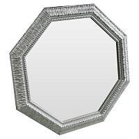 зеркало серебряное восьмиугольное с декором sparkle silver в Саратове