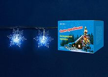 светодиодная гирлянда «снежинки-1» 700см (07930) uniel uld-s0700-050/dta white ip20 snowflakes-1 в Саратове