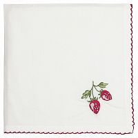 салфетка strawberry red w/embroidery в Саратове