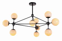 люстра modo 10 black+white черная, белые плафоны в Саратове