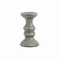 подсвечник серый фигурный grey, 18,5 см в Саратове