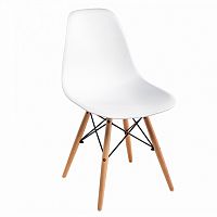 стул деревянный eames pc-015 white в Саратове