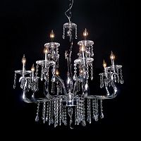 люстра mdp09059-12a от illuminati прозрачная/ хром в Саратове
