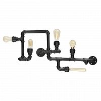 потолочная люстра ideal lux plumber pl5 nero в Саратове