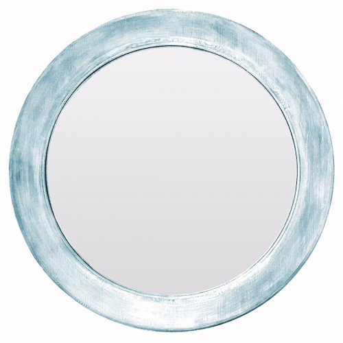 зеркало круглое голубое window blue в Саратове