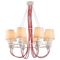 подвесная люстра arte lamp sergio a3325lm-8wh в Саратове