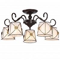 потолочная люстра arte lamp 72 a5495pl-5br в Саратове