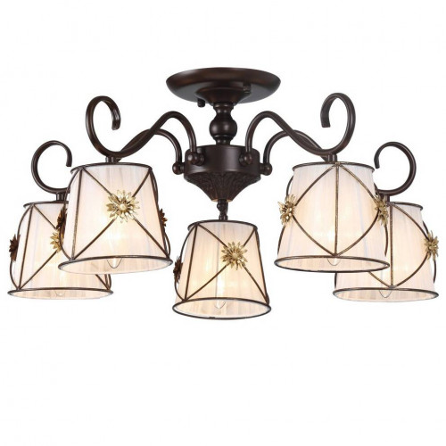 потолочная люстра arte lamp 72 a5495pl-5br в Саратове