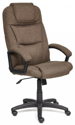 компьютерное кресло tetchair бергамо (крестовина пластик, обивка ткань) для руководителя в Саратове