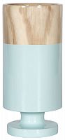 ваза настольная rustic chic tube wood blue в Саратове