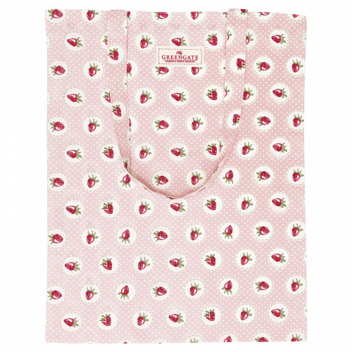 сумка хлопковая strawberry pale pink в Саратове