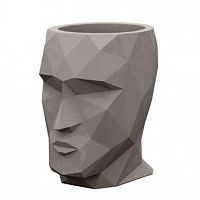 кашпо adan матовое серое светящееся led rgbw battery 70см от vondom в Саратове