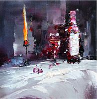 картина маслом вино и свечи в Саратове