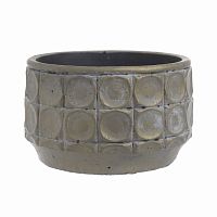 кашпо karen серебристого цвета в Саратове