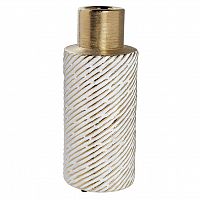 золотая керамическая ваза 12x12x29,5 см в Саратове