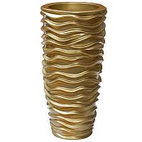 кашпо золотое wavy 32*65 см в Саратове