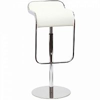 барный стул lem style piston stool белая кожа в Саратове