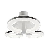 потолочный светодиодный светильник idlamp jenevra 397/3pf-ledwhitechrome в Саратове