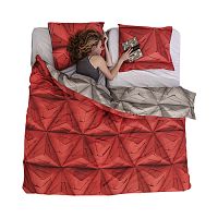 постельное белье оригами красный (200*220) в Саратове