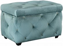 сундук leset classic-е64 велюр yd-25b бирюзовый/ножки пластик в Саратове