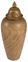 ваза деревянная с крышкой 47 см adriana в Саратове