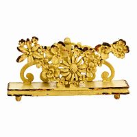 подставка для визиток pewter flower золотой в Саратове