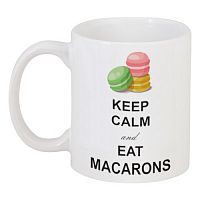 кружка с рисунком macarons в Саратове