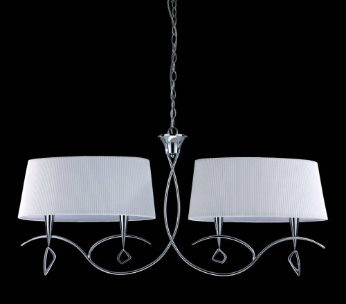 подвесная люстра mantra mara chrome - white 1642 в Саратове