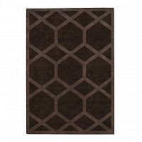 ковер ashton cocoa coffe 120x170 коричневый в Саратове