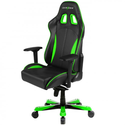 кресло геймерское dxracer king ks57 черно-зеленое в Саратове