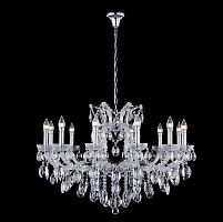 подвесная люстра crystal lux hollywood sp12 chrome в Саратове