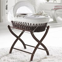 колыбель-переноска gift wicker moses basket темная, белое белье в Саратове