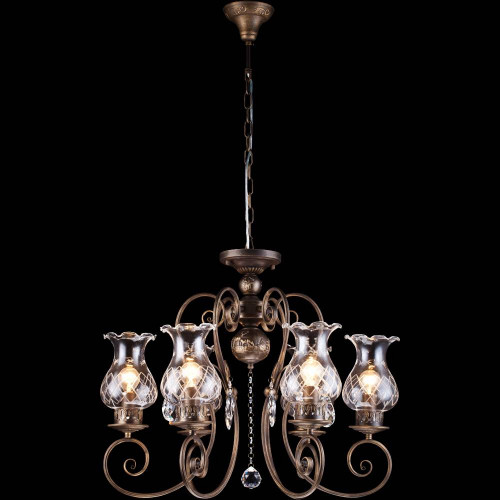 подвесная люстра arte lamp palermo a2053lm-6br в Саратове