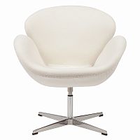 кресло swan chair кремовое в Саратове