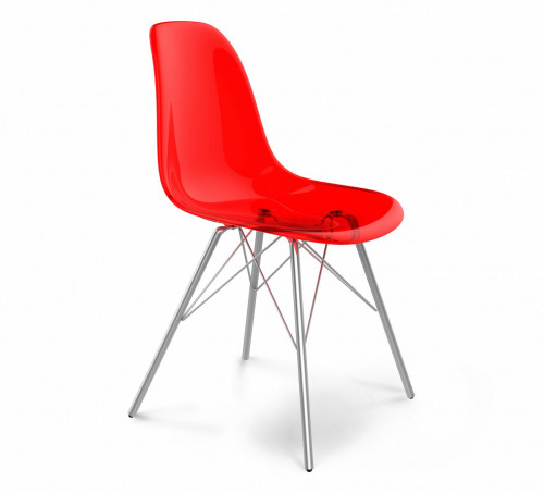 стул dsr красный s37 (eames style) в Саратове