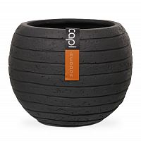 бонн, ваза ребристая, 18*15, антрацит в Саратове